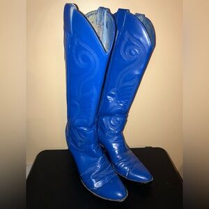 Blue Women's Cowboy Boots